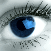 сини очи