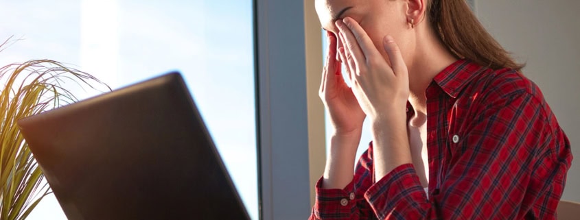 Напрежение в очите