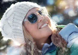 слънчеви очила през зимата